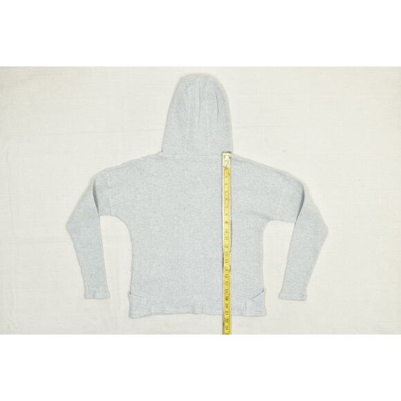 Carhartt Hoodie Womens Small Waffle Knit Relaxed Fit Pullover Kangaroo Pocket - Picture 5 of 8